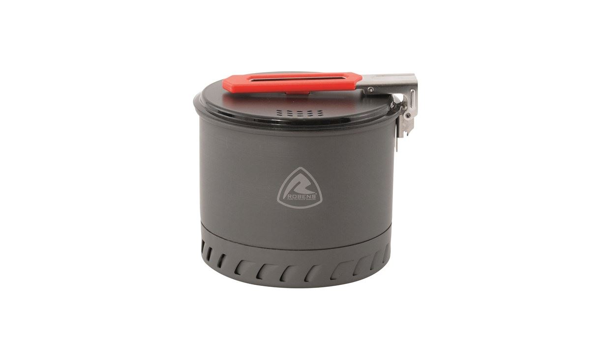 Котелок Robens Turbo Pot (14.8 x 11 см; grey/red) Котелок Robens Turbo Pot (14.8 x 11 см; grey/red)