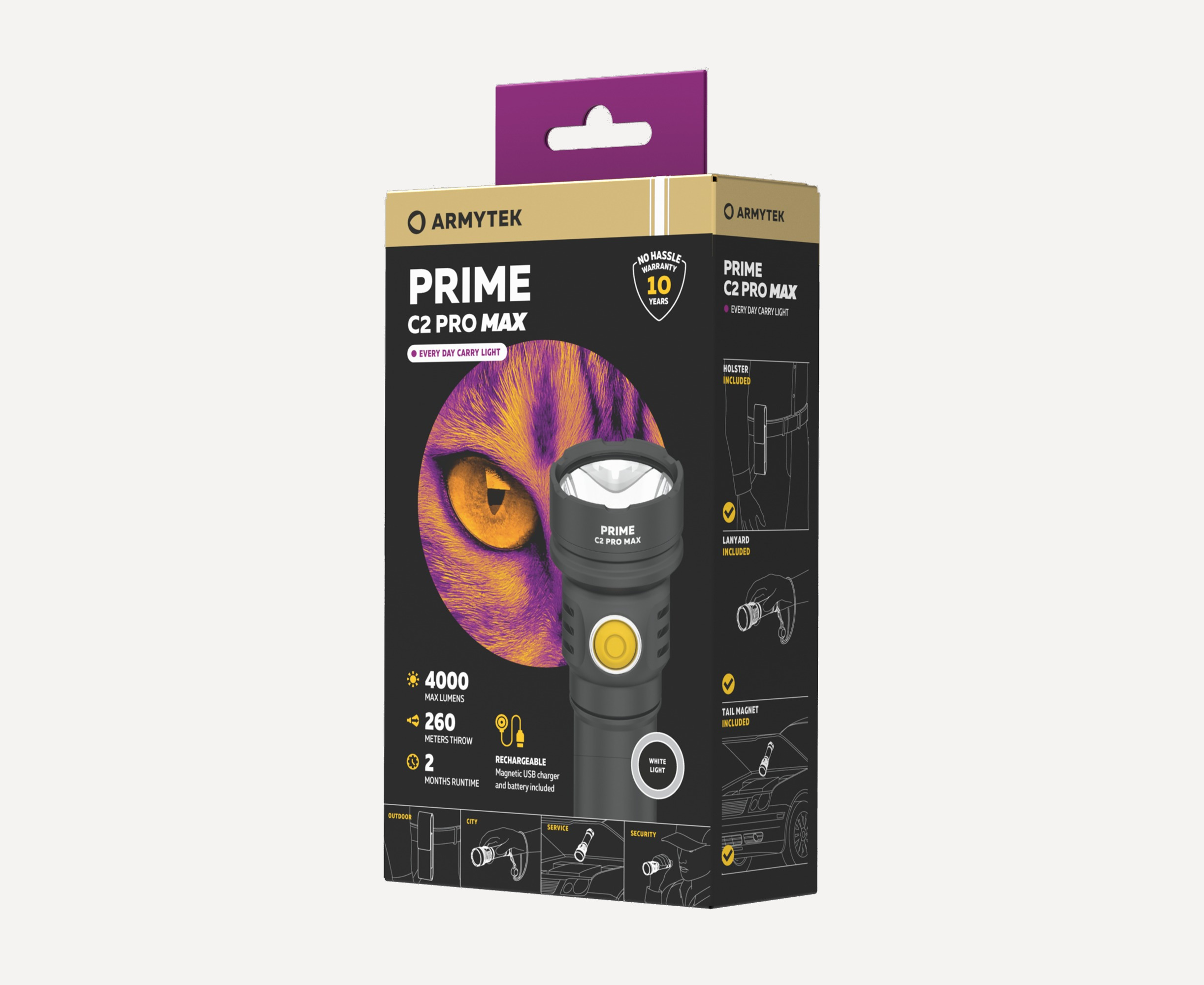 Фонарь ArmyTek Prime C2 Pro Max (Теплый; 3720 люмен)