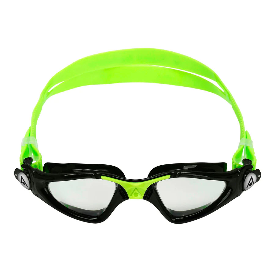 Очки для плавания Kayenne Junior (прозрачные линзы; black/lime)