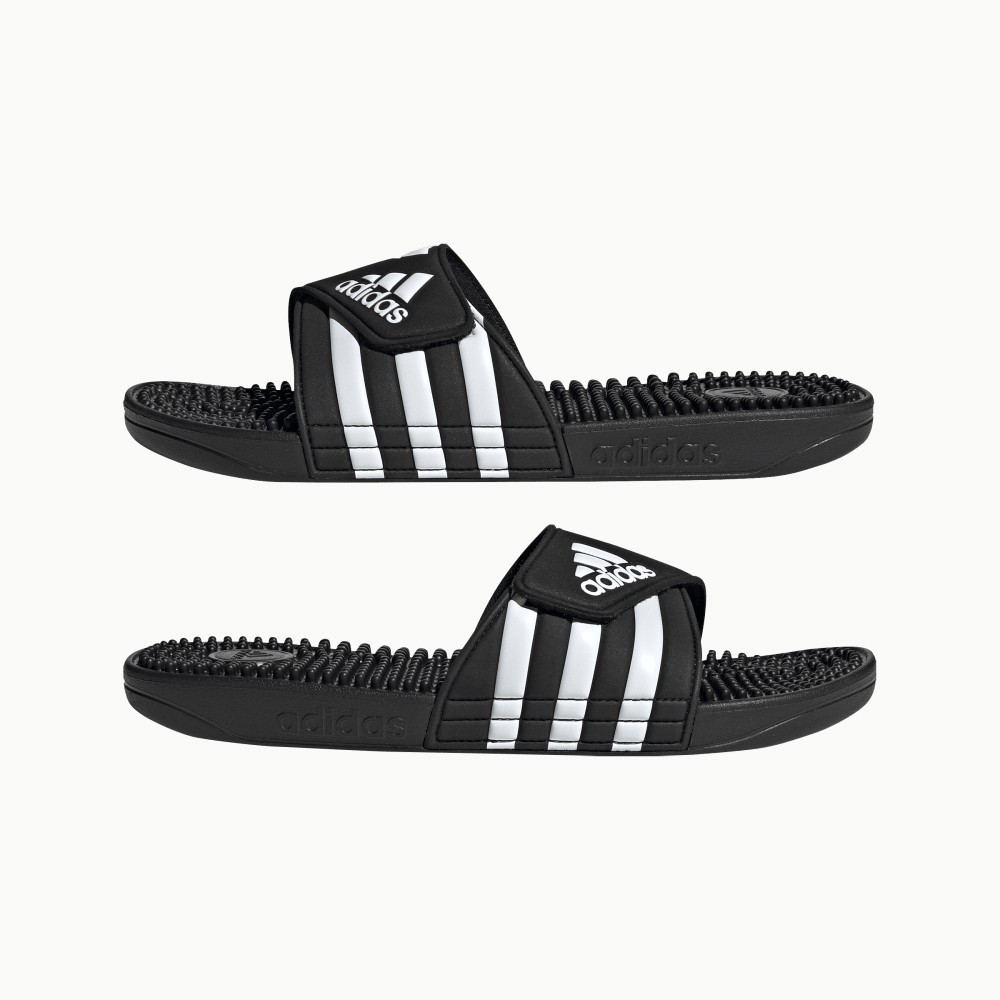 Шлепанцы ADISSAGE (RU 46 UK 12 USm 12.5 СМ 29.3; Black / White)