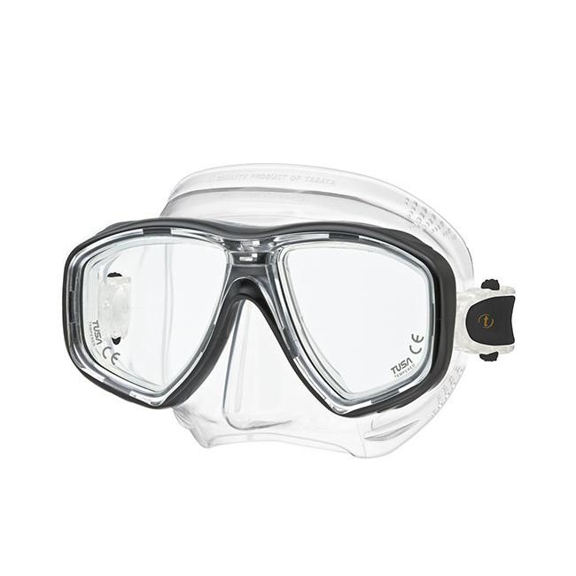 Маска Ceos (прозрачный силикон; BK)