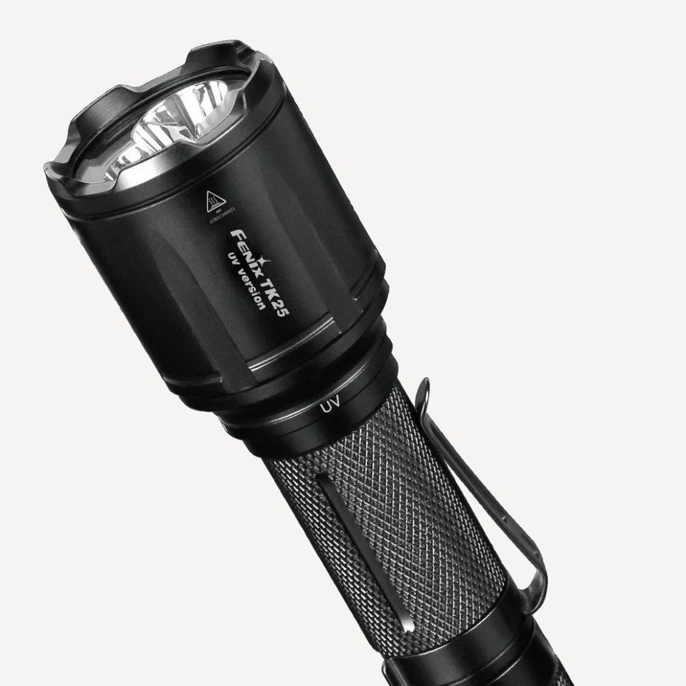 Фонарь тактический Fenix TK25 UV 1000 Lumen (White Cree XP-G3 / UV 3000mW, без аккум 18650) Фонарь тактический Fenix TK25 UV 1000 Lumen (White Cree XP-G3 / UV 3000mW, без аккум 18650)