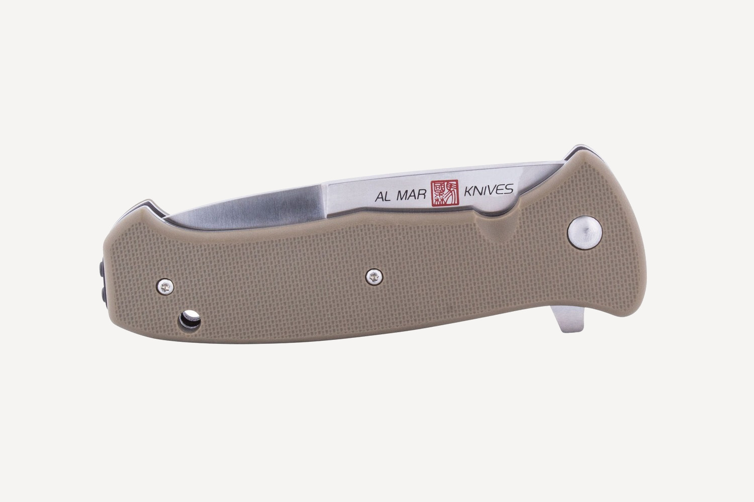 Нож складной AL MAR S.E.R.E. 2020 G 3,6" Combo (Coyote G10; клинок: сталь D2)