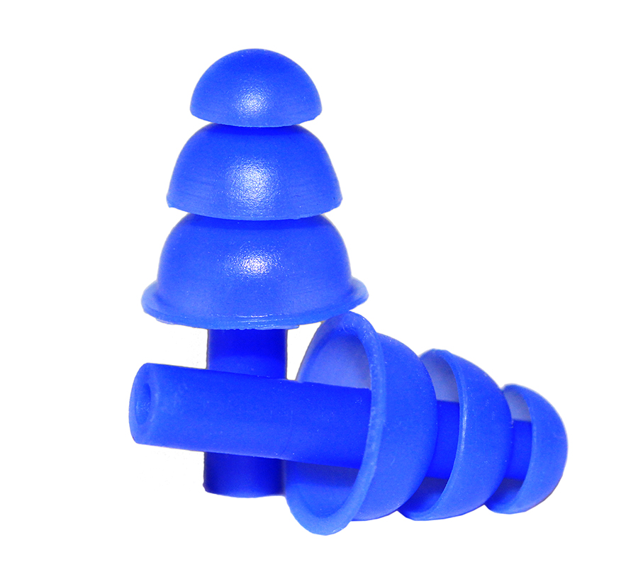 Беруши FanSwim силиконовые, 2 шт. (Голубой; one size)