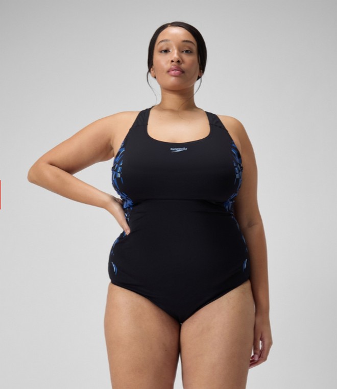 Купальник Speedo Plus Size Medalist (Женский; 40 (52); черный)