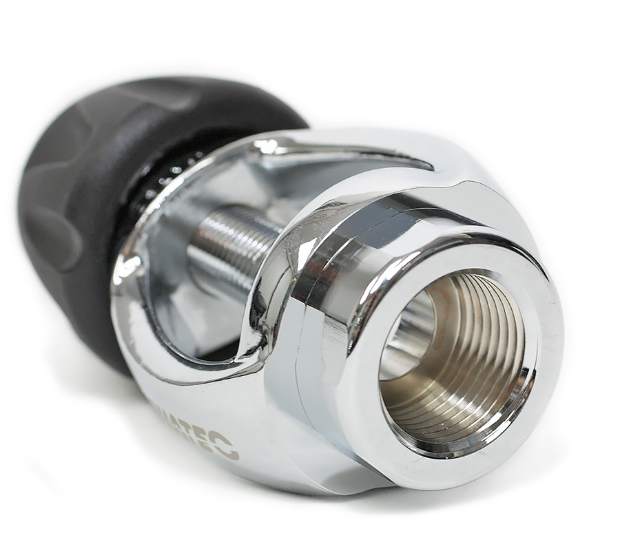 Переходник Din/Yoke (струбцина) (серебристый; латунь) Переходник Din/Yoke (струбцина) (серебристый; латунь)