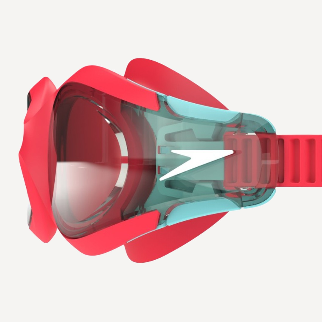 Очки для плавания Speedo Hydrosity 2.0 Junior детские (прозрачные; Красный)