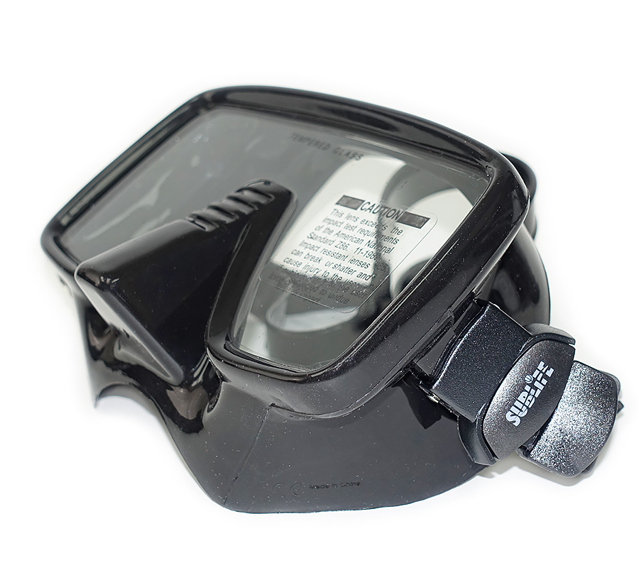 Маска Sublife Frameless (черный силикон)