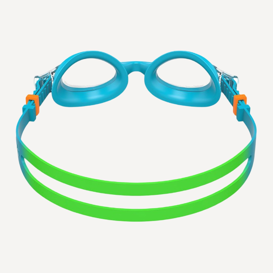 Очки для плавания Speedo Skoogle детские (прозрачные; голубой/зеленый)