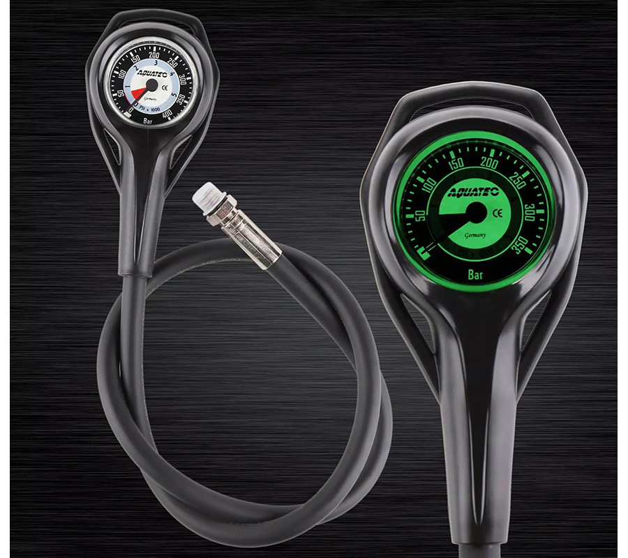 Манометр Aquatec, 400 bar (black) Манометр Aquatec, 400 bar (black)