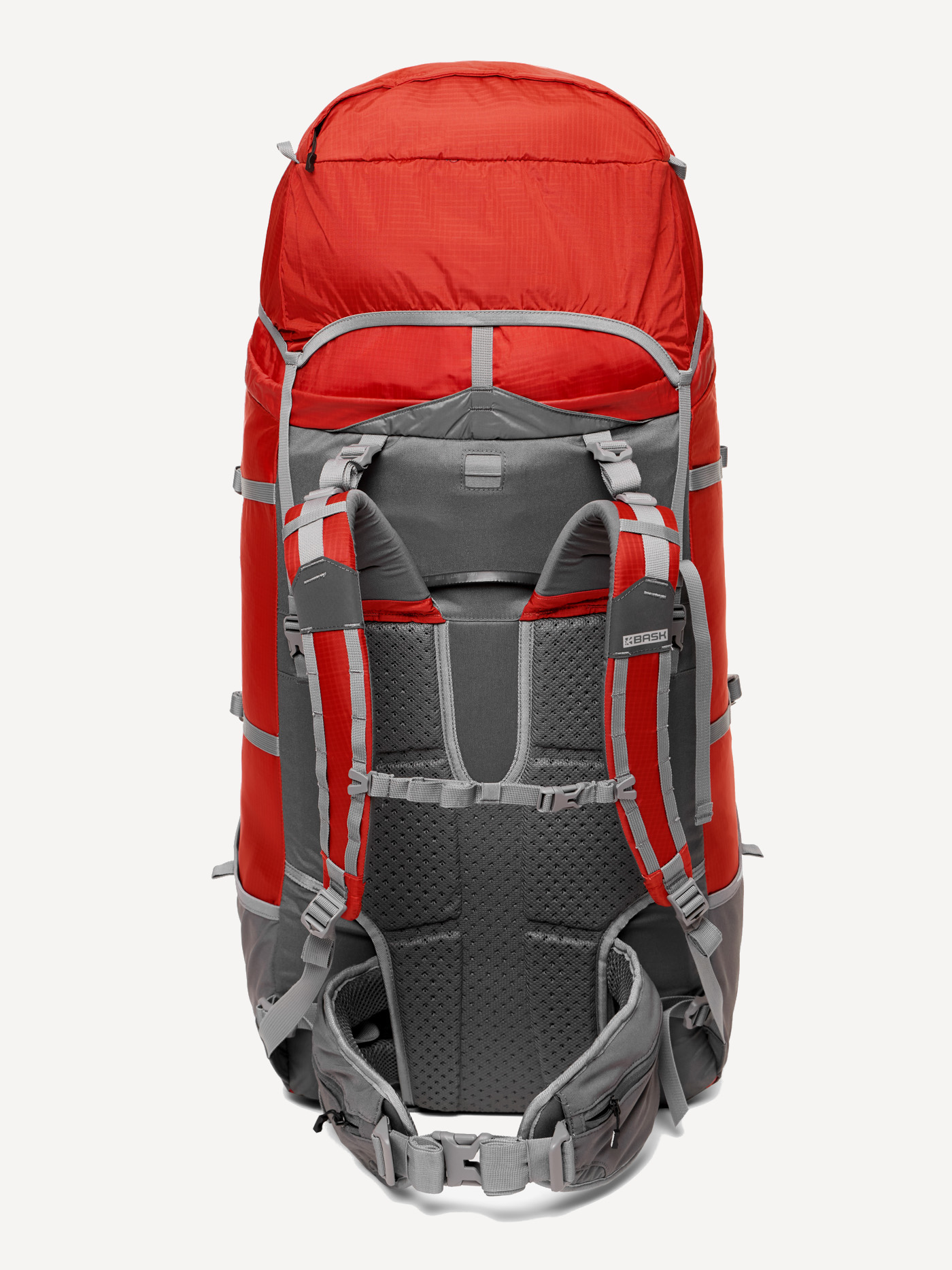 Рюкзак BASK LiGHT 90 (Оранжевый_тмн/Серый; XL_от175см)