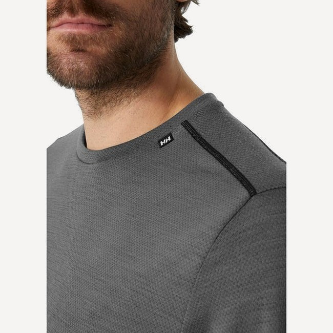 Термобелье верх HH Man LIFA Merino Midweight Crew (M; Concrete)