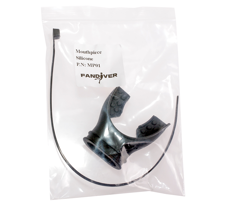 Загубник FanDiver, силиконовый (Черный) Загубник FanDiver, силиконовый (Черный)