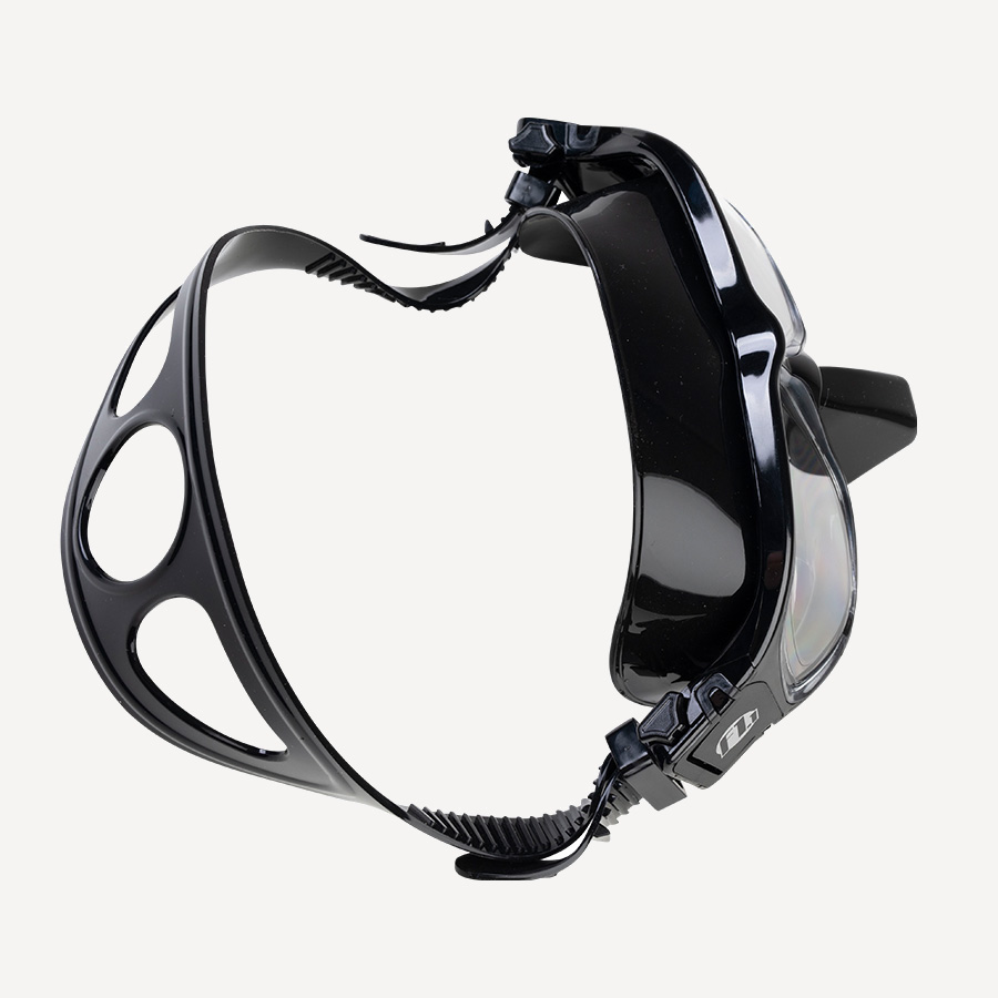 Маска Scorpena Apnea F1.1 (черный силикон; черный)