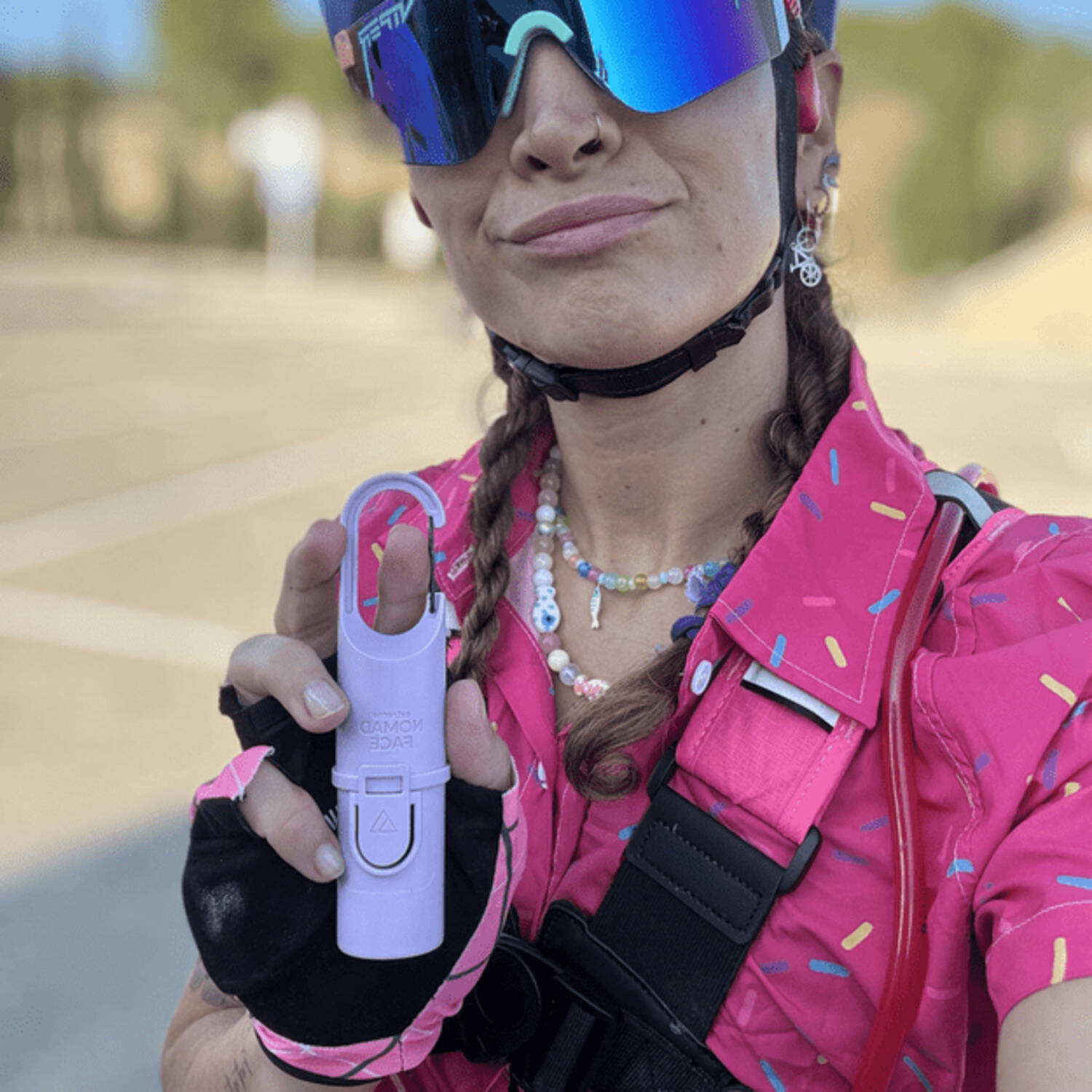 Стик от Солнца Extreme Nomad Face BUNKER (Purple Amethyst; SPF50+(UVA-98%))
