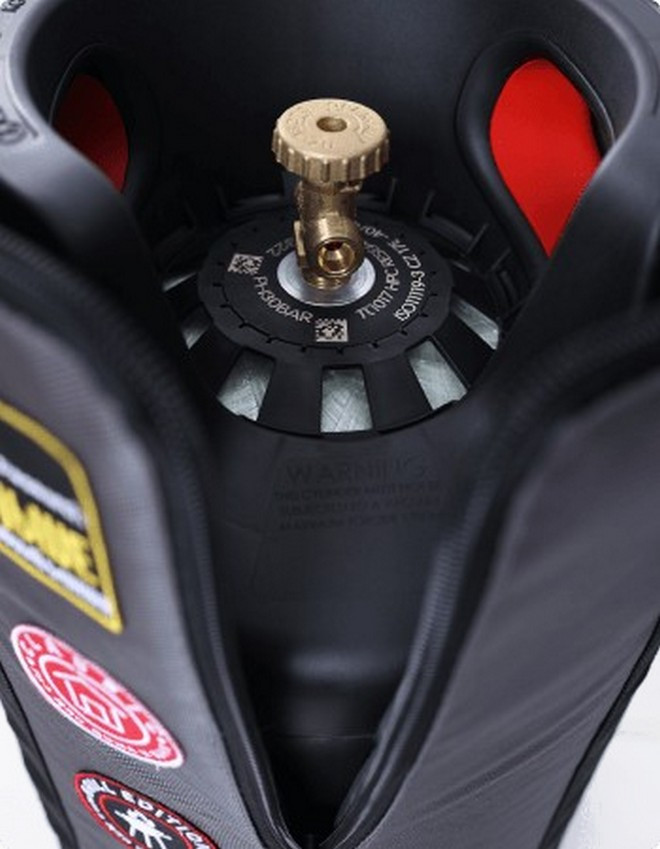 Термочехол для баллона HPC с шевроном 12,7л (Серый)