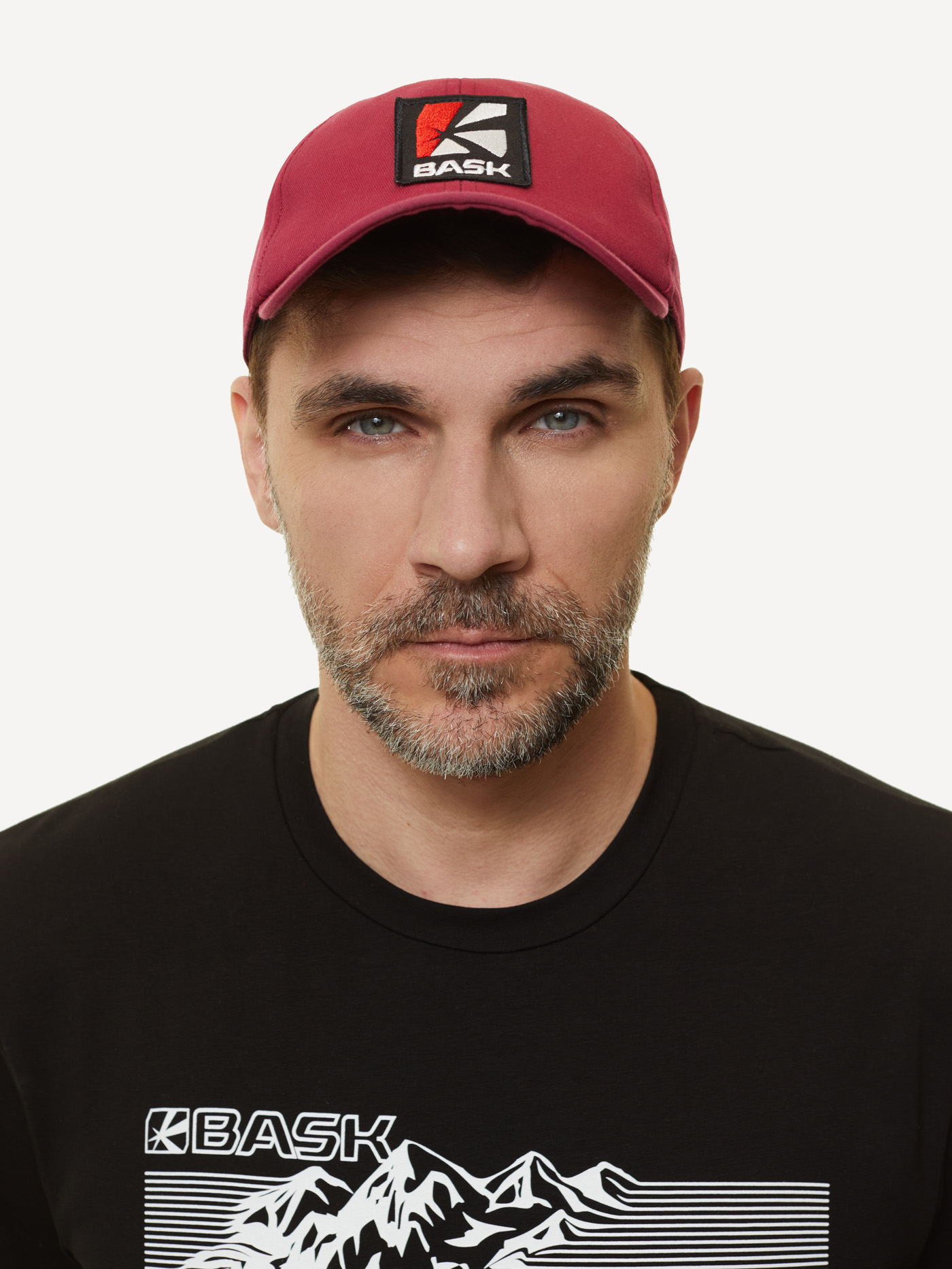 Бейсболка BASK Sun Hat LOGO (unisex; one size; Бордовый свтл)