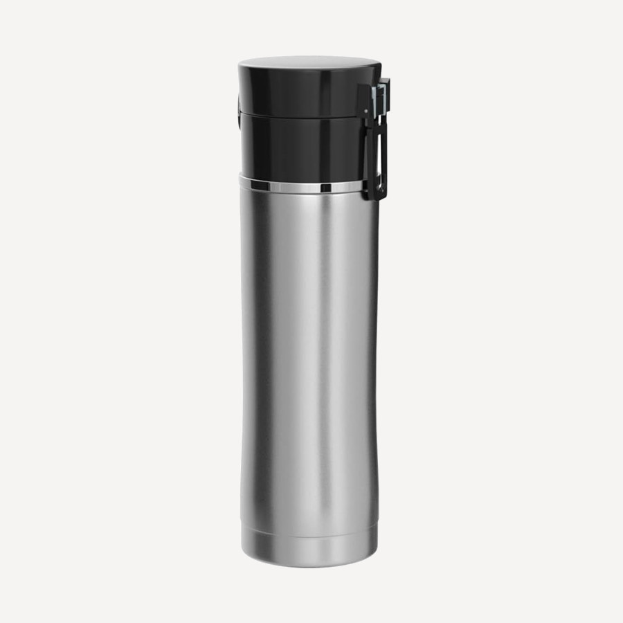 Термокружка Thermos NS-402 BK 0,47L (Gloss Steel, +12h/-24h)