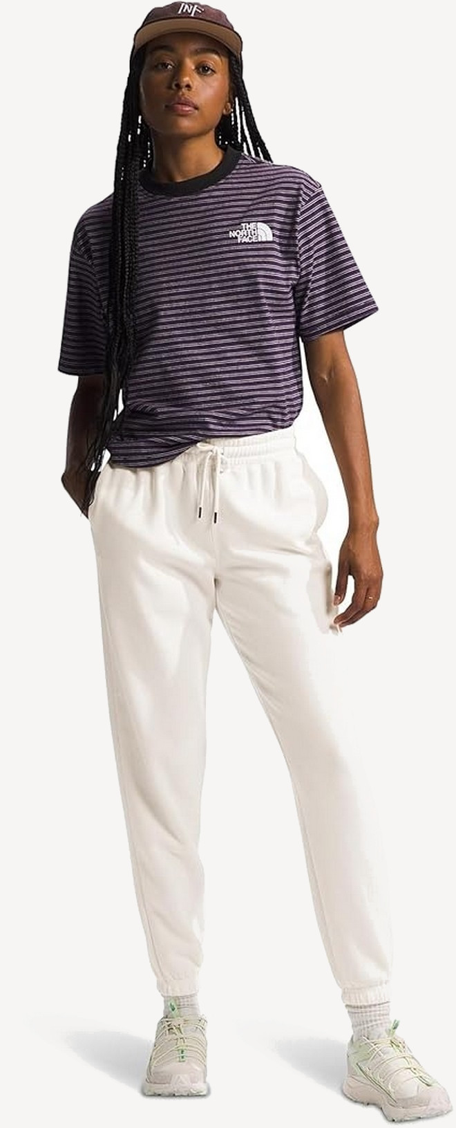 Брюки TNF W Half Dome Fleece Sweatpant (Женский; S; WhiteDune)