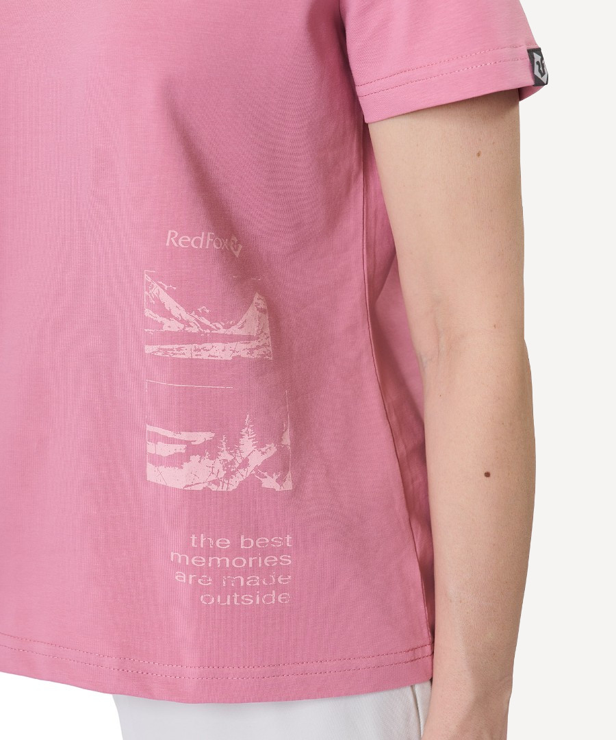 Футболка RedFox Memory Wmn (Женский; XS; Coral Fusion)