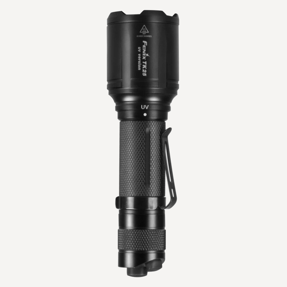 Фонарь тактический Fenix TK25 UV 1000 Lumen (White Cree XP-G3 / UV 3000mW, без аккум 18650) Фонарь тактический Fenix TK25 UV 1000 Lumen (White Cree XP-G3 / UV 3000mW, без аккум 18650)