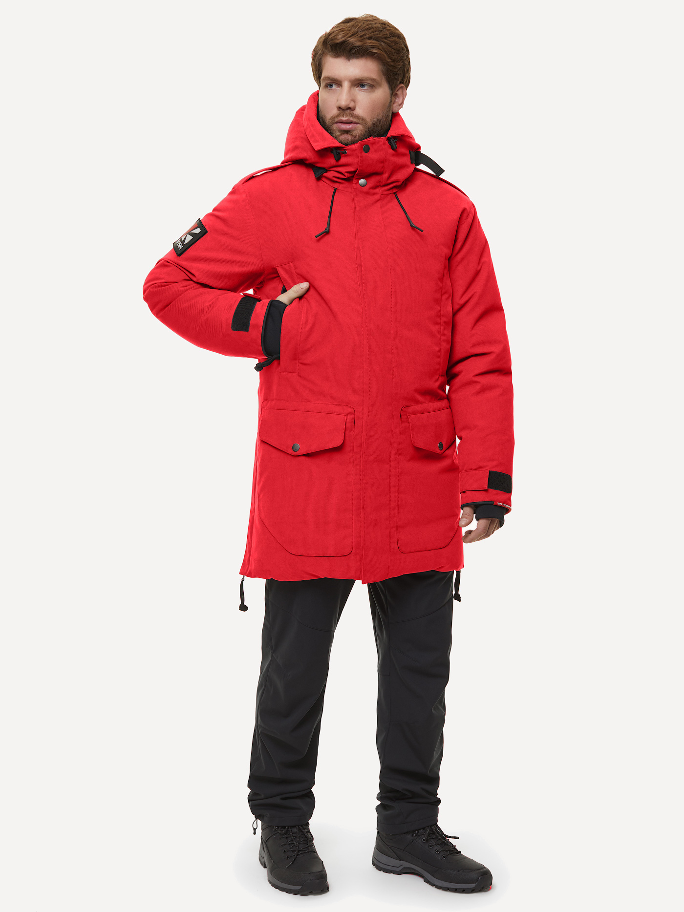 Пуховик BASK Putorana V4 (; 50; Красный)