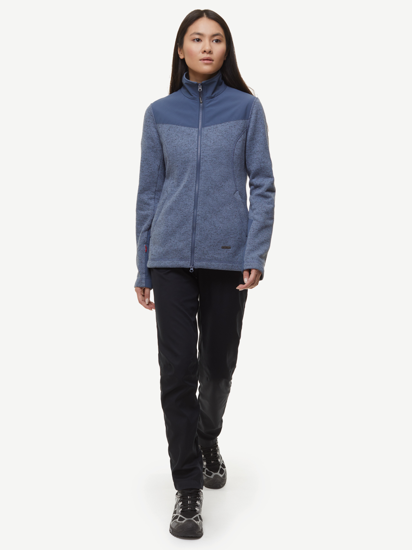 Куртка флис BASK KLAR (Женский; 50; Синий Меланж)