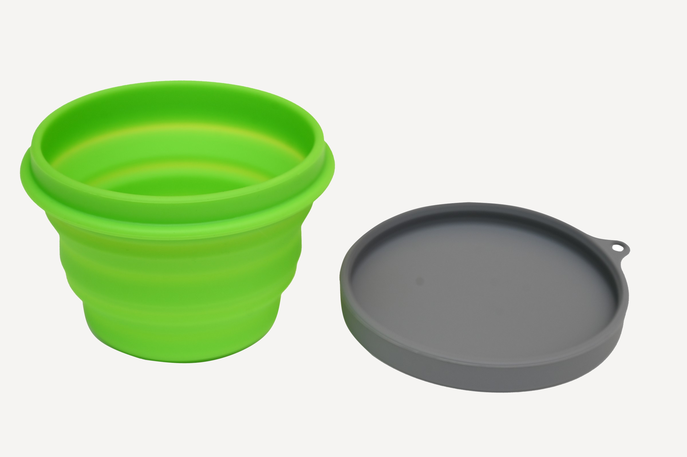 Миска складная GORAA Silicone Cup 0.5L (GreenGrass/Grey; 500мл) Миска складная GORAA Silicone Cup 0.5L (GreenGrass/Grey; 500мл)