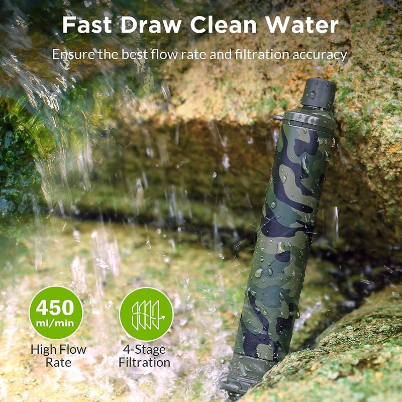 Фильтр воды Water Filter Straw (Camouflage, 17см Ø3см) Фильтр воды Water Filter Straw (Camouflage, 17см Ø3см)