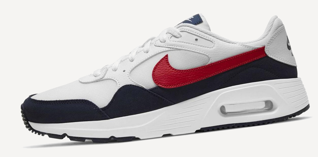 Кроссовки AIR MAX SC M (RU 42 EU 43 USm 9.5 СМ 26.7; white/obsidian/university red) Кроссовки AIR MAX SC M (RU 42 EU 43 USm 9.5 СМ 26.7; white/obsidian/university red)