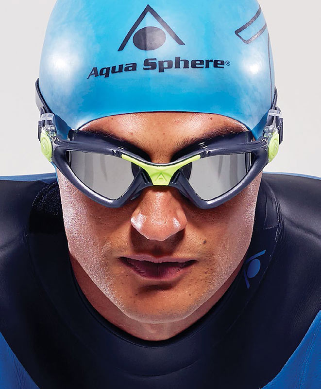 Очки для плавания Kayenne (темные линзы; white/black)