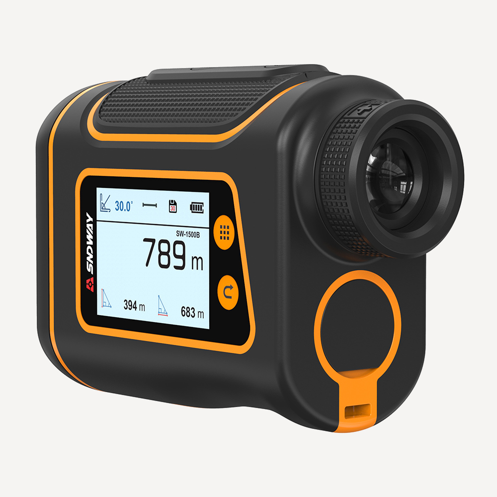 Лазерный дальномер SNDWAY SW-1000B (1Км, Экран LCD (40х27мм), USB-C)