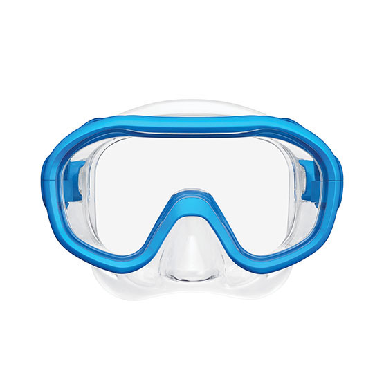 Комплект маска+трубка UCR-0211P в сумке (прозрачный силикон; CB)