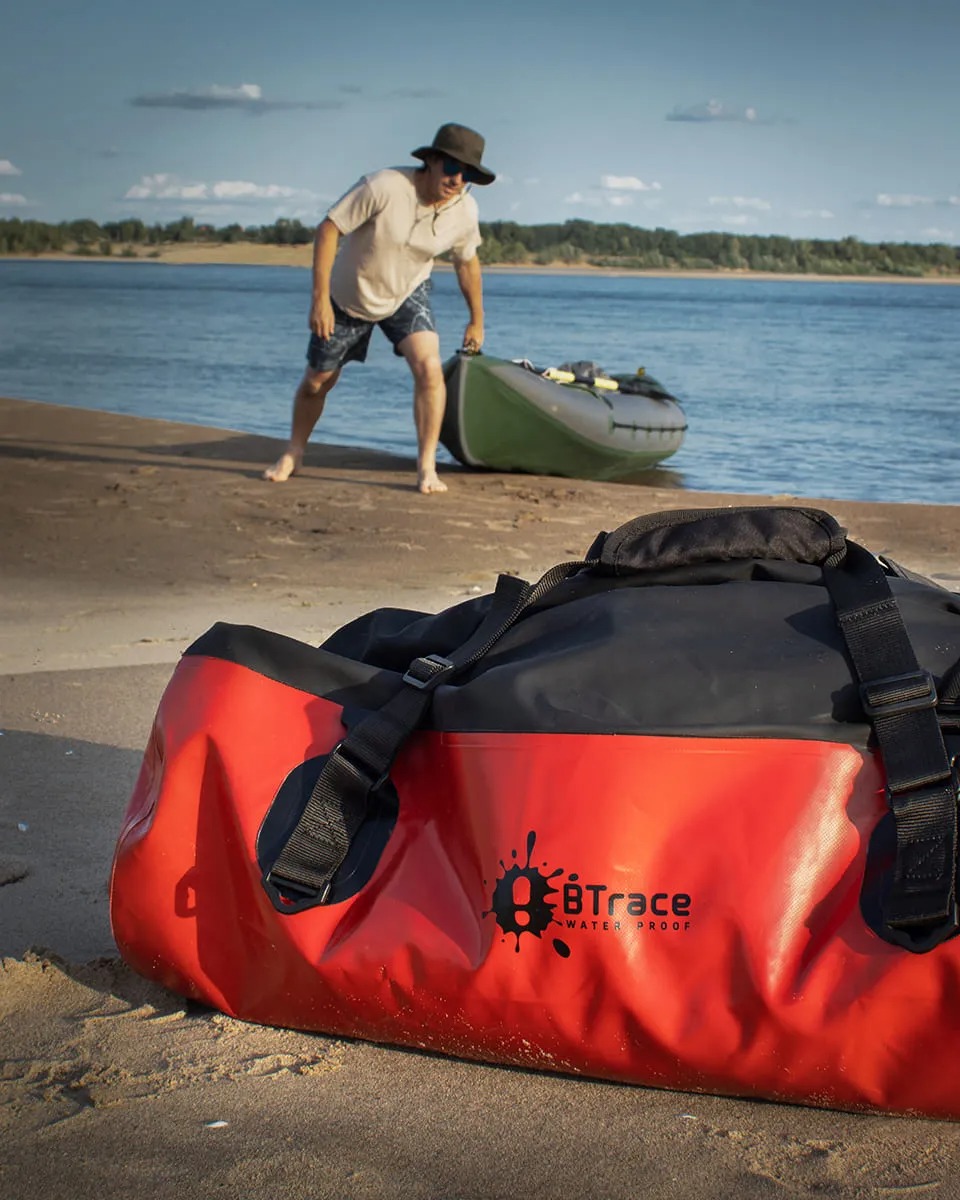 Гермосумка BTrace UniPro 80л (Красный/Черный; 80*70*60см)