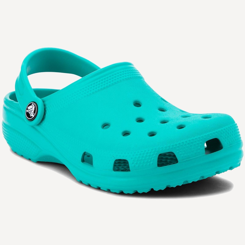 turquoise crocs