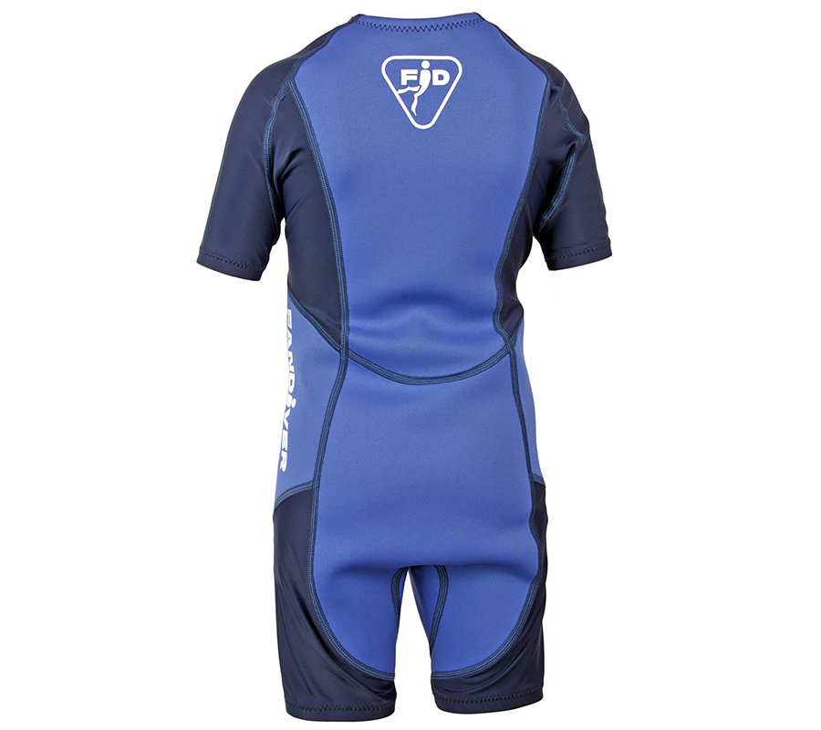 Гидрокостюм FanDiver Junior Shorty, 2 мм (Детский; 6 лет; Blue)