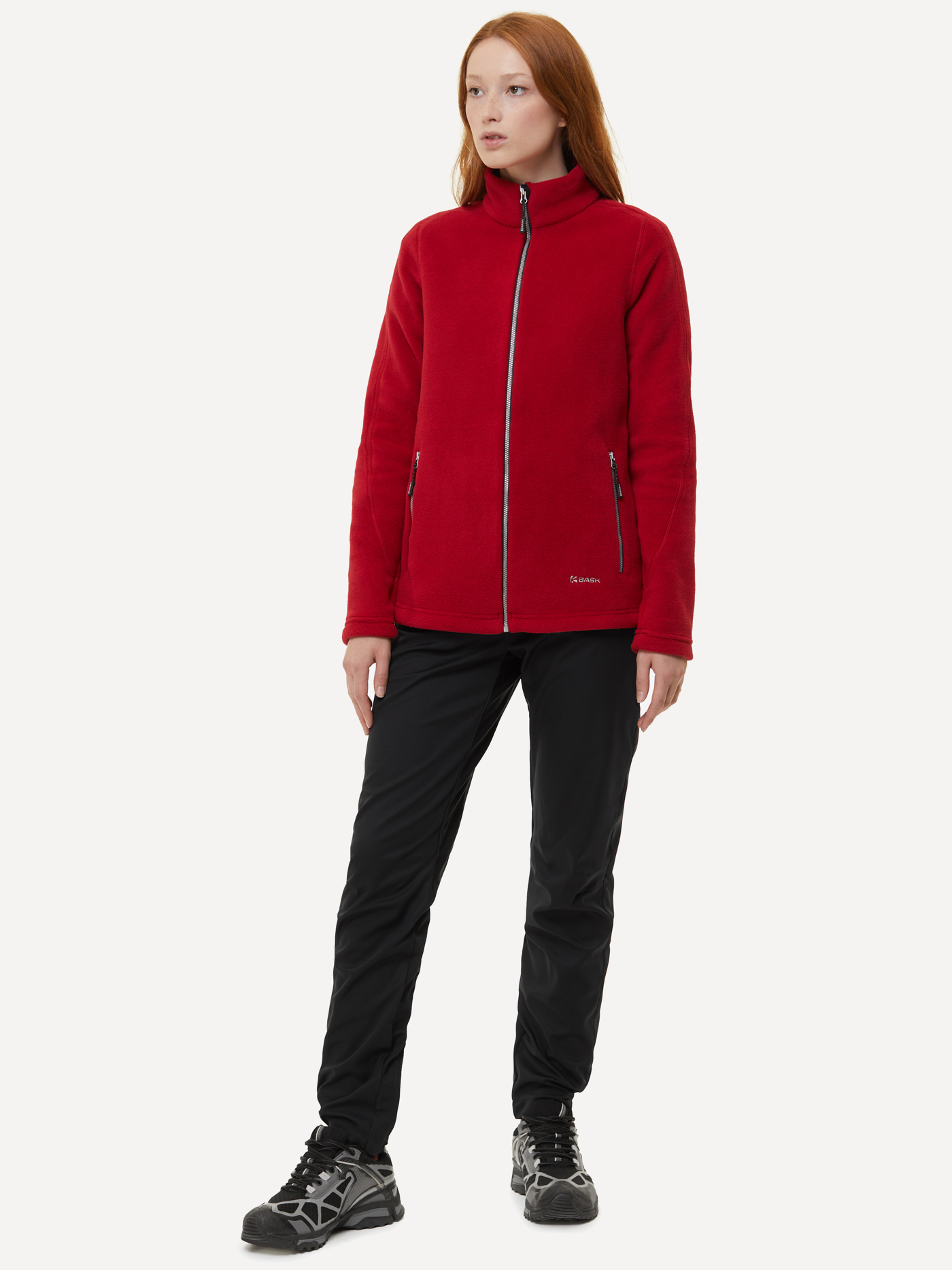 Кофта флисовая BASK Pol Jump LJ Жен (; 48; красный тмн)