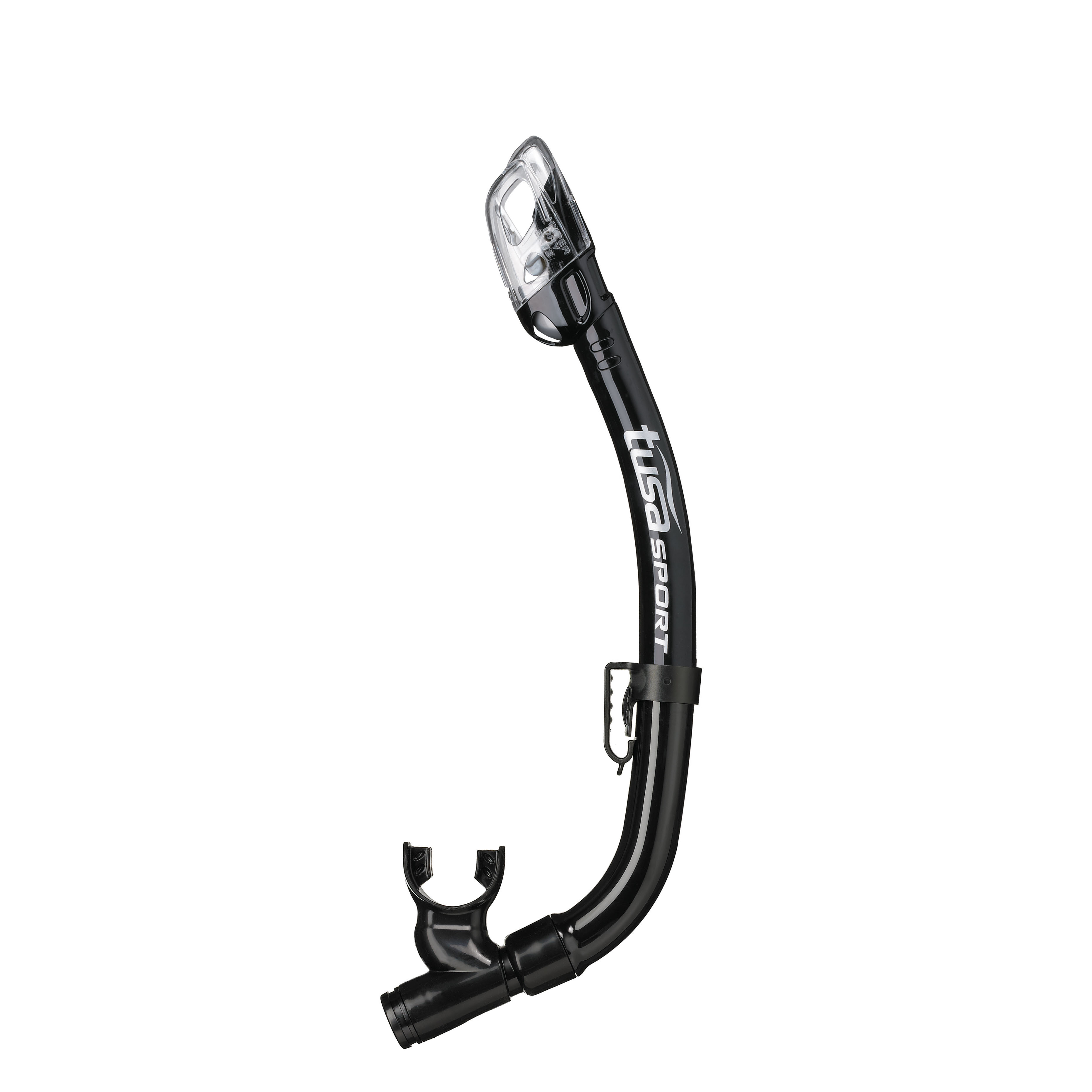 Комплект маска+трубка UCR-2022P в сумке (черный силикон; BK/BK)