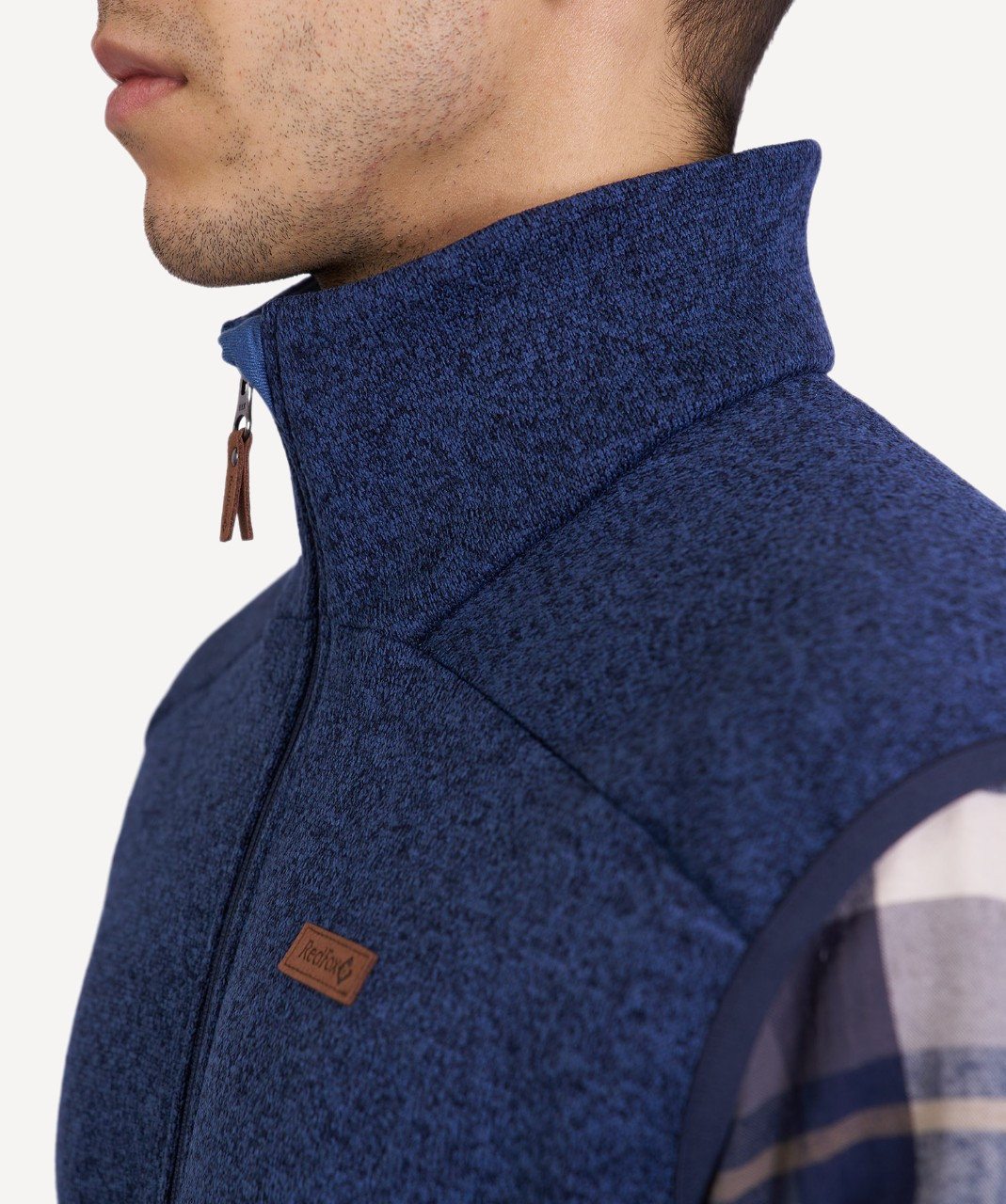 Жилет Флис RedFox Tweed Man (Мужской; XXL; Черно-Синий)