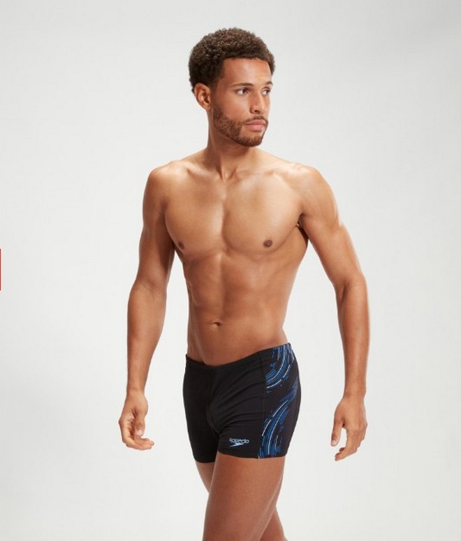 Плавки-шорты Speedo Tech Panel Aquashorts (Мужской; 30 (46); Черный/Синий)