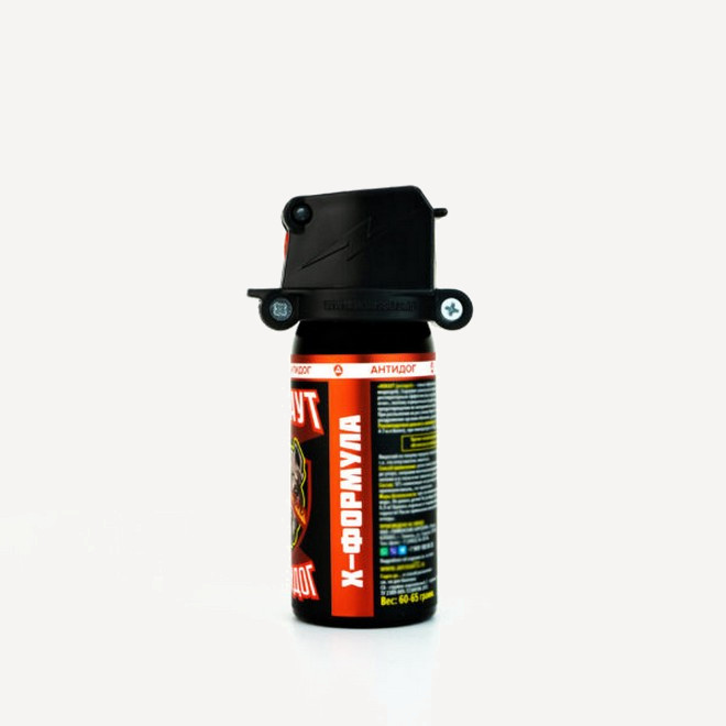 Баллончик AntiDog НОКАУТ 65мл (Струйный-Аэрозоль "ЧернаяМолния")