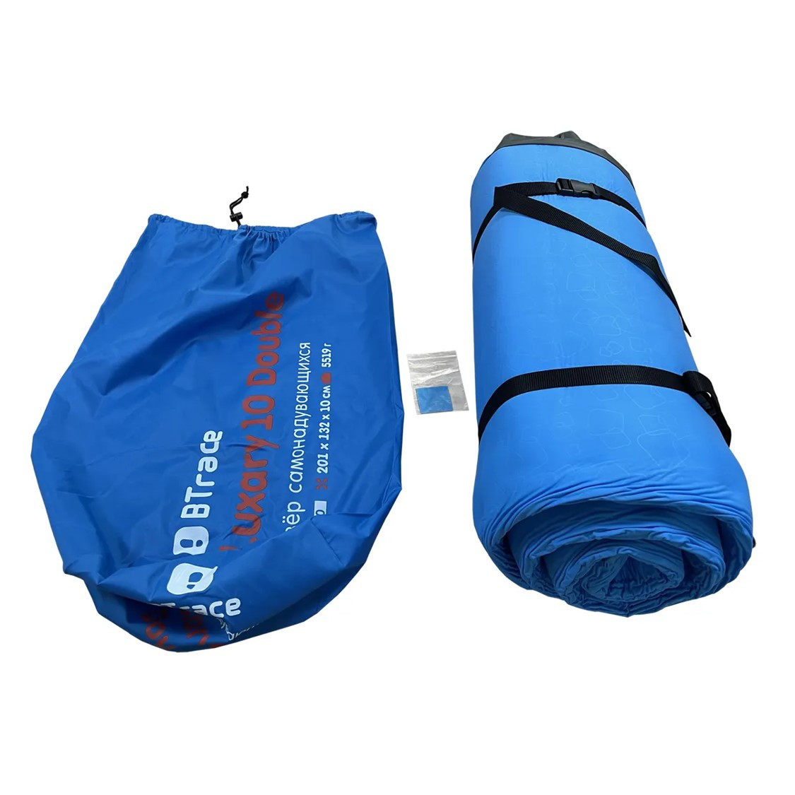 Ковер самонадув BTrace Luxary 10 Double (201*132*10 см, Синий) Ковер самонадув BTrace Luxary 10 Double (201*132*10 см, Синий)