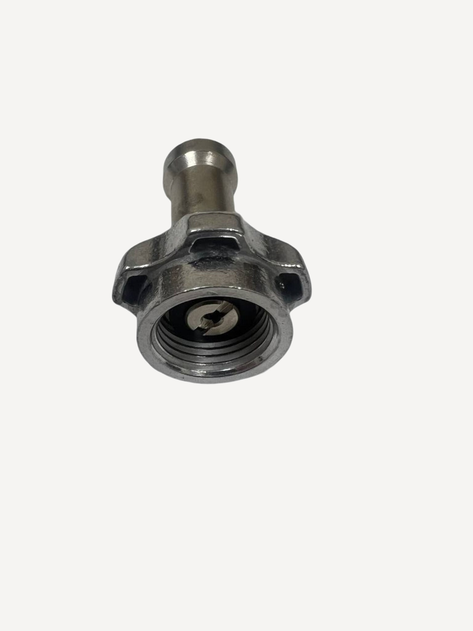 Адаптер газовый BRS-17ELS LPG-Резьба (Стальной для бытовых баллонов)