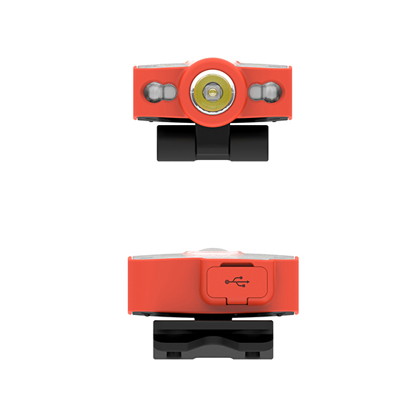 Фонарь налобный Capon 40B, 230 lum (Red)