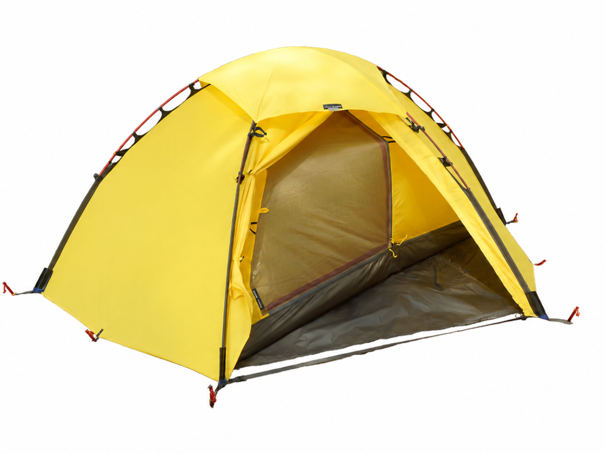 Палатка NORMAL Одиссей 2 Si/PU (Желтый, 300*230*115 см)