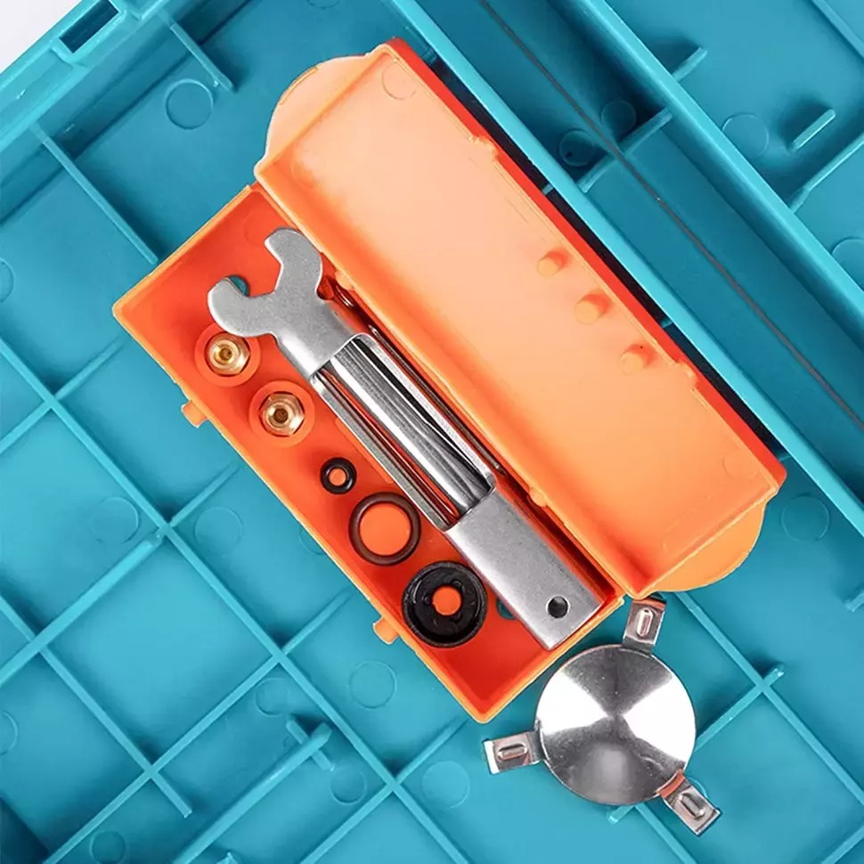 Мультитопливная Горелка BRS-8А 4.5кВт (Сталь Ø172мм / Оранжевая Колба 450мл)