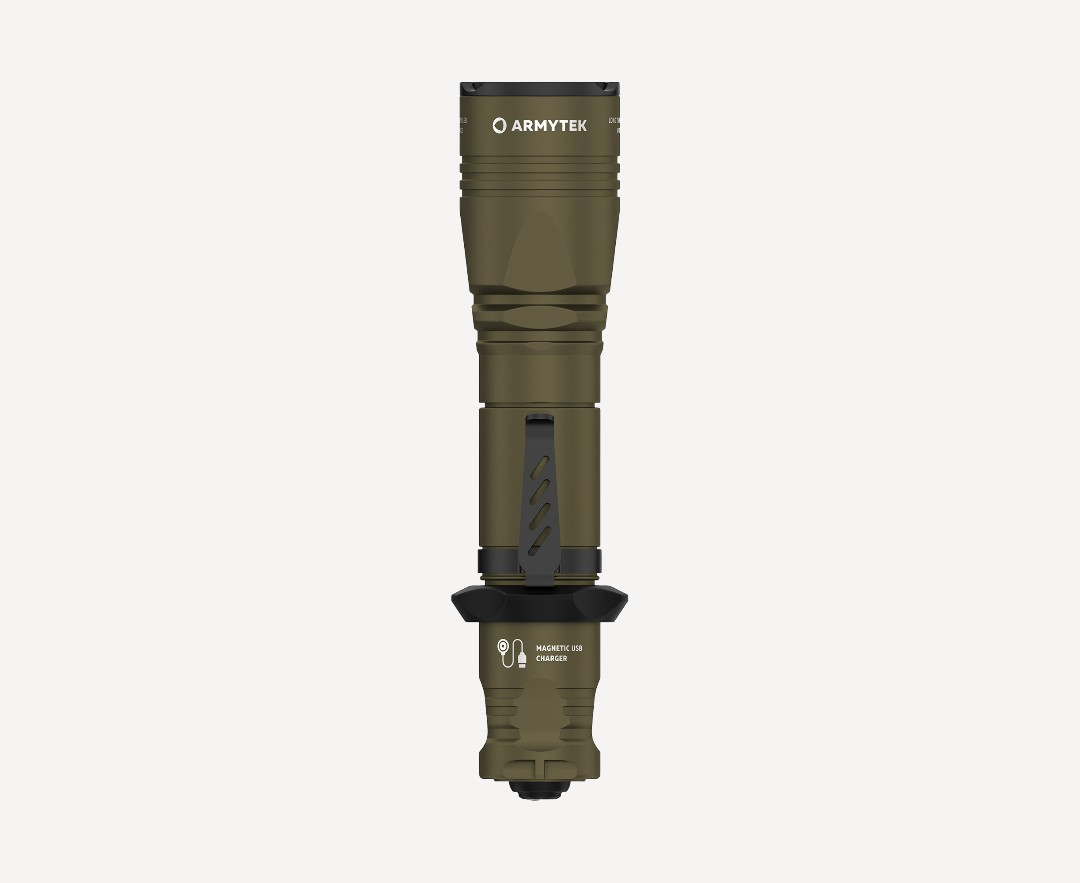 Фонарь ArmyTek Dobermann Pro (Olive / Теплый; 1400Lm)