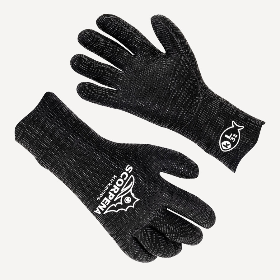 Перчатки Scorpena Kirkenes 3мм (Унисекс; XXL; черный)