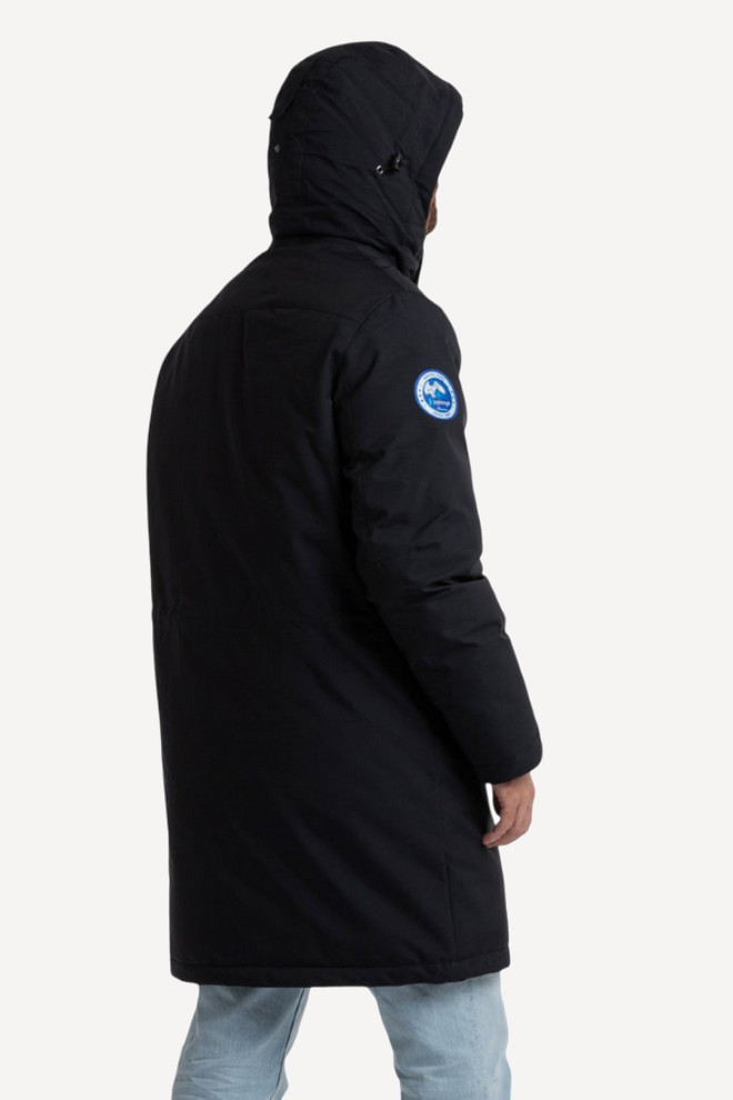 Пуховик Хаски Top Arctic Goose (Мужской; 50; Темно-Синий, мех*Енот)