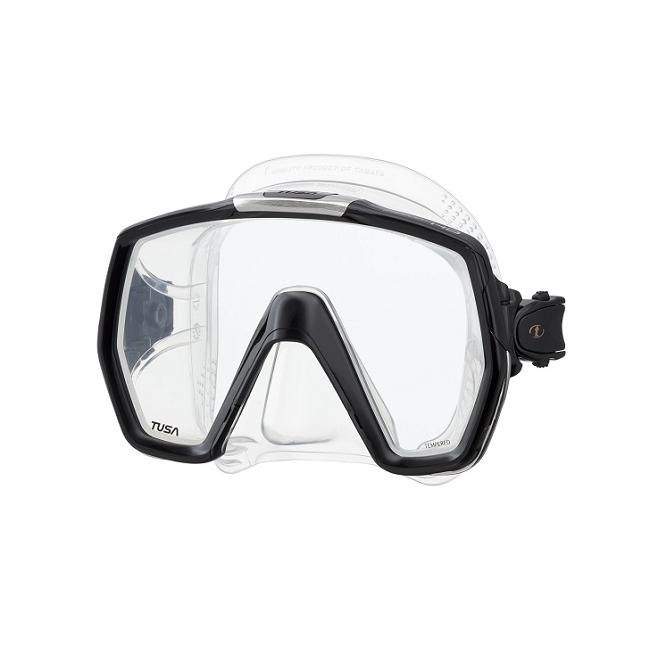 Маска Freedom HD (прозрачный силикон; BK)